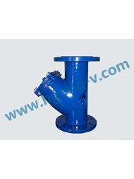 DIN/API cast iron Y flange strainer